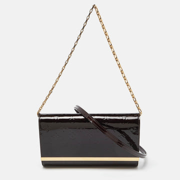 Amarante Monogram Vernis Ana Clutch Bag