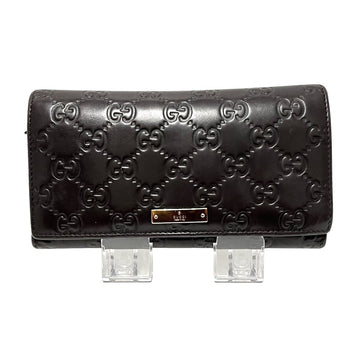 Gucci Metal Bar  Leather Wallet  ()