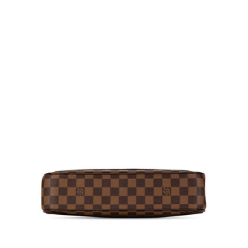 Brown Louis Vuitton Damier Ebene Aubagne Shoulder Bag