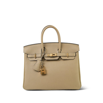 Birkin 25 Trench Veau Togo  A Stamp