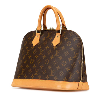Brown Louis Vuitton Monogram Alma PM Handbag
