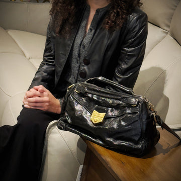 Yves Saint Laurent Black high quality Leather Bag TWS