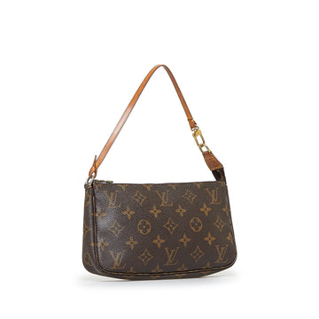 Louis Vuitton Pochette Accessoires Monogram Leather/canvas