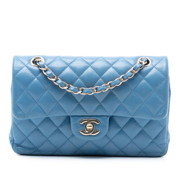 Classic Double Flap Bag Quilted Leather Small
