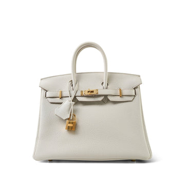 Birkin 25 Beton Veau Togo  C Stamp