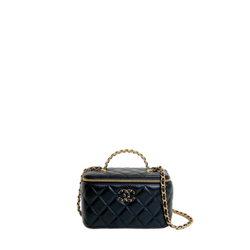 CHANEL VANITY WITH CHAIN TOP HANDLE