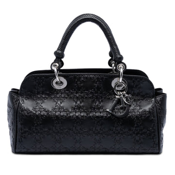 Lady Dior Bag Crystal Embellished Cannage Quilt Satin Medium