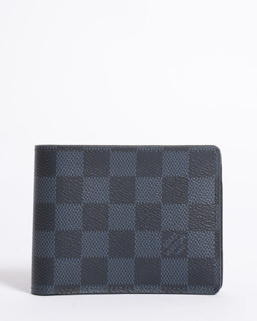 New Louis Vuitton Men's Wallet In Black & Blue