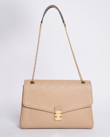 New Louis Vuitton Saint Germain MM Monogram Empreinte Leather Bag