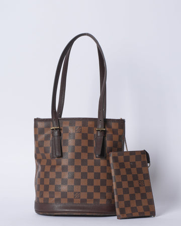 LV Damier Ebene Canvas Marais Bag