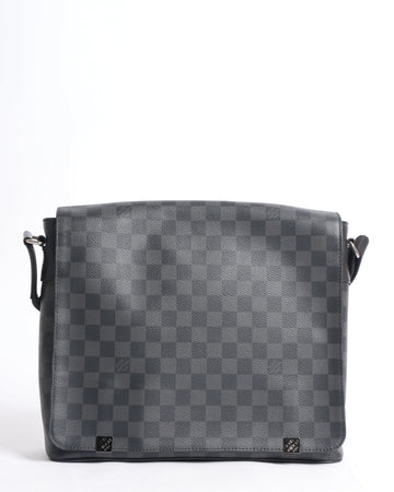 New Louis Vuitton District Leather Messenger Bag