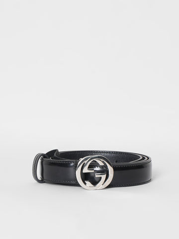 Gucci Classic Women's Black Belt