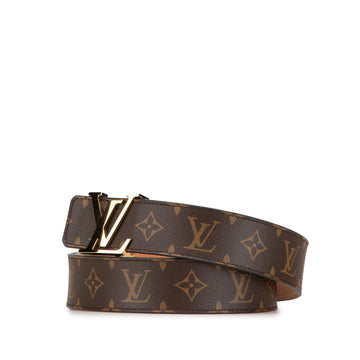 Brown Louis Vuitton Monogram Initiales Reversible Belt