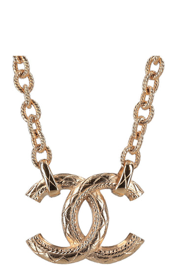 CHANEL CC Chain Necklace Gold