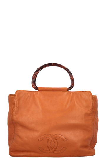 CHANEL Tote Bag Orange