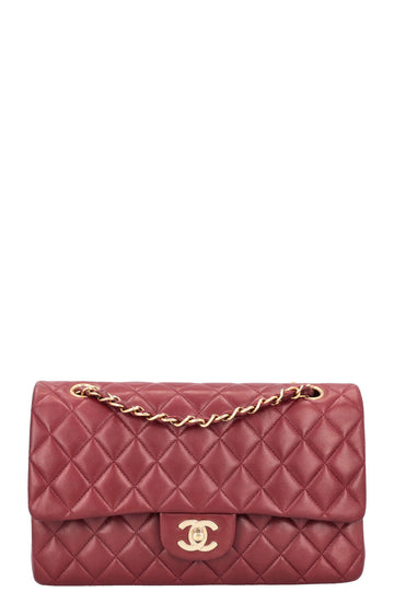 CHANEL Classic Medium Double Flap Burgundy
