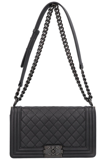 CHANEL Boy Bag So Black