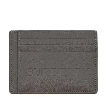 BURBERRY CHASE LEATHER CARD HOLDER MONEY CLIP WALLET