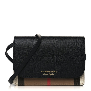 BURBERRY HAMPSHIRE DERBY CALFSKIN HOUSE CHECK CROSSBODY New 1:1 Bags