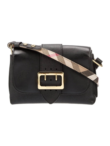 BURBERRY CALFSKIN LEATHER MEDIUM BUCKLE CROSSBODY New 1:1 Bags