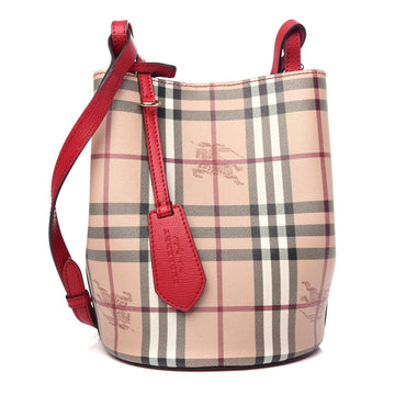 BURBERRY HAYMARKET CHECK LORNE BUCKET New 1:1 Bags