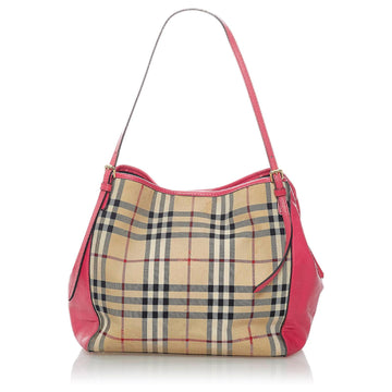 BURBERRY HAYMARKET CHECK CANTERBURY TOTE New 1:1 Bags