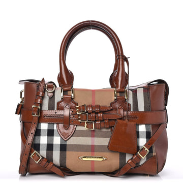 BURBERRY HOUSE CHECK BRIDLE GLADSTONE New 1:1 Bags