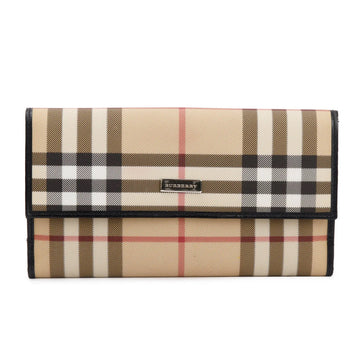 BURBERRY HOUSE CHECK CONTINENTAL WALLET KEY HOLDER