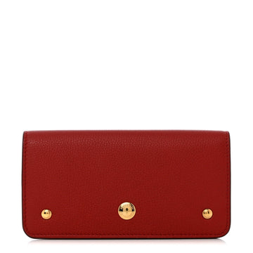 BURBERRY MARAIS CALFSKIN LEATHER ROWE CONTINENTAL WALLET