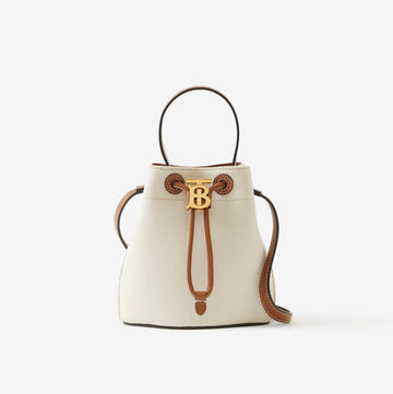 BURBERRY TB DRAWSTRING MINI BUCKET New 1:1 Bags