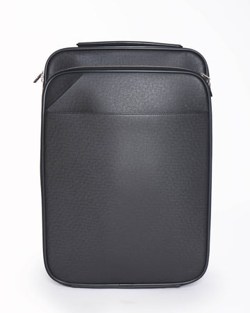 Louis Vuitton leather rolling travel bag