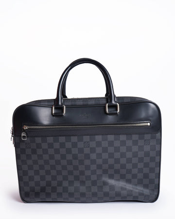 Louis Vuitton Men's Leather Office Bag In Black