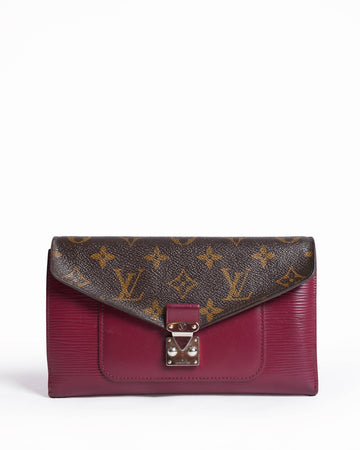 Louis Vuitton Red Epi Monogram Marie Rose Wallet