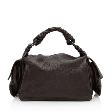 Luxury Bottega Veneta Cervo Cocker Satchel (SHF-jlBNVm)