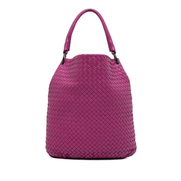 Luxury Bottega Veneta Intrecciato Bucket Bag (SHG-xSmsSm)