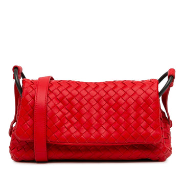 Luxury Bottega Veneta Intrecciato Flap Crossbody (SHG-XBGpUp)