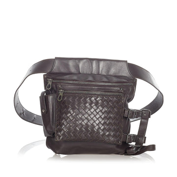 Luxury Bottega Veneta Intrecciato Leather Belt Bag (SHG-68DlXO)