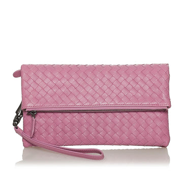 Luxury Bottega Veneta Intrecciato Leather Clutch Bag (SHG-28567)