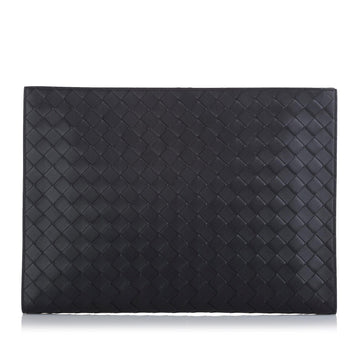 Luxury Bottega Veneta Intrecciato Leather Document Case (SHG-35974)