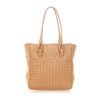 Luxury Bottega Veneta Intrecciato Leather Handbag (SHG-22611)