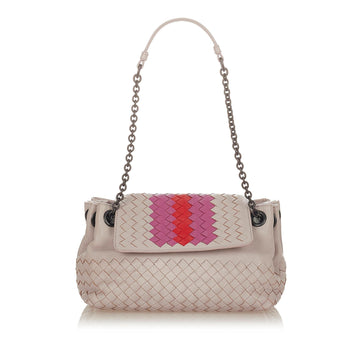 Luxury Bottega Veneta Intrecciato Leather Shoulder Bag (SHG-26303)