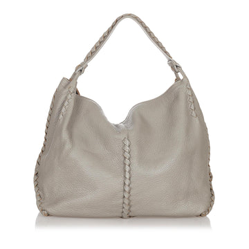 Luxury Bottega Veneta Intrecciato Leather Shoulder Bag (SHG-26905)