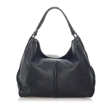 Luxury Bottega Veneta Intrecciato Leather Shoulder Bag (SHG-31357)