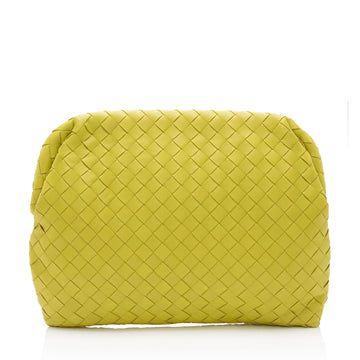Luxury Bottega Veneta Intrecciato Nappa Clasp Document Case (SHF-7GVbuO)