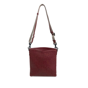 Luxury Bottega Veneta Intrecciato Nappa Flat Messenger Bag (SHG-EKQcMx)