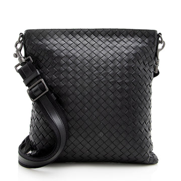 Luxury Bottega Veneta Intrecciato Nappa Large Messenger Bag (SHF-18867)