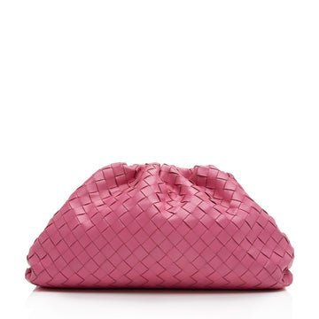 Luxury Bottega Veneta Intrecciato Nappa Leather The Pouch Clutch (SHF-23279)