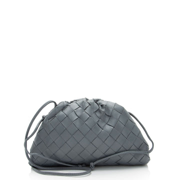 Luxury Bottega Veneta Intrecciato Nappa Leather The Pouch Mini Clutch (SHF-n3ltyV)