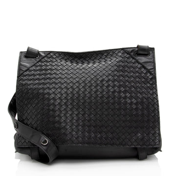 Luxury Bottega Veneta Intrecciato Nappa Messenger (SHF-GlVJCw)
