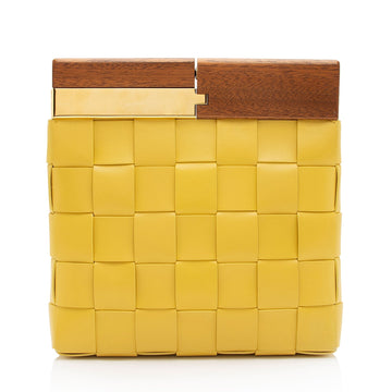 Luxury Bottega Veneta Intrecciato Nappa The Snap Clutch (SHF-tIcxsA)